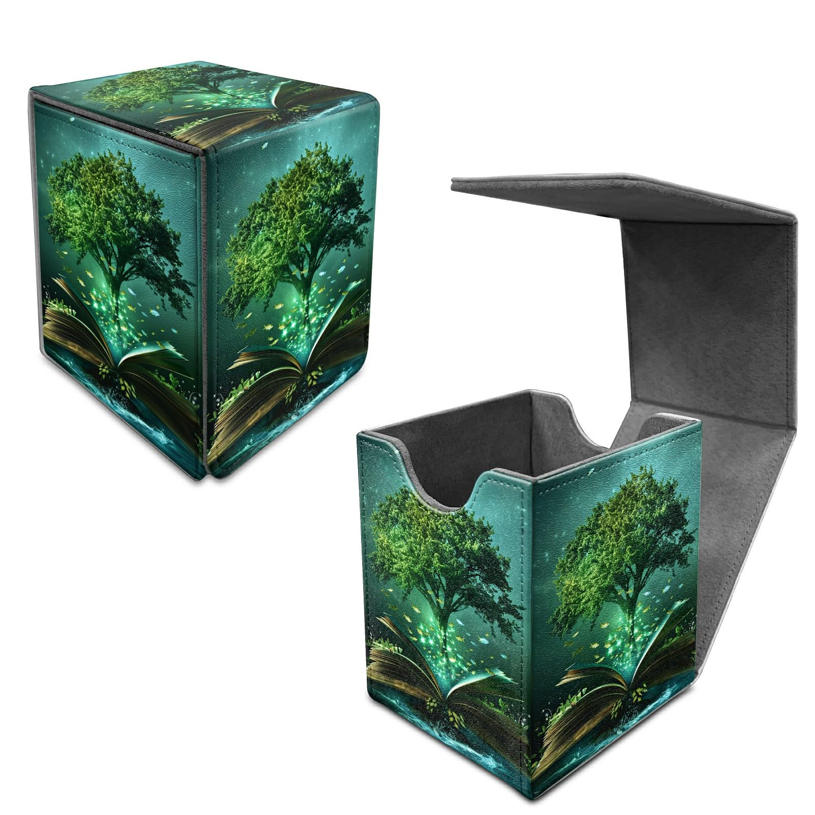 Amazon.com: Dikoer Green Tree Card Deck Case, MTG Commander Deck